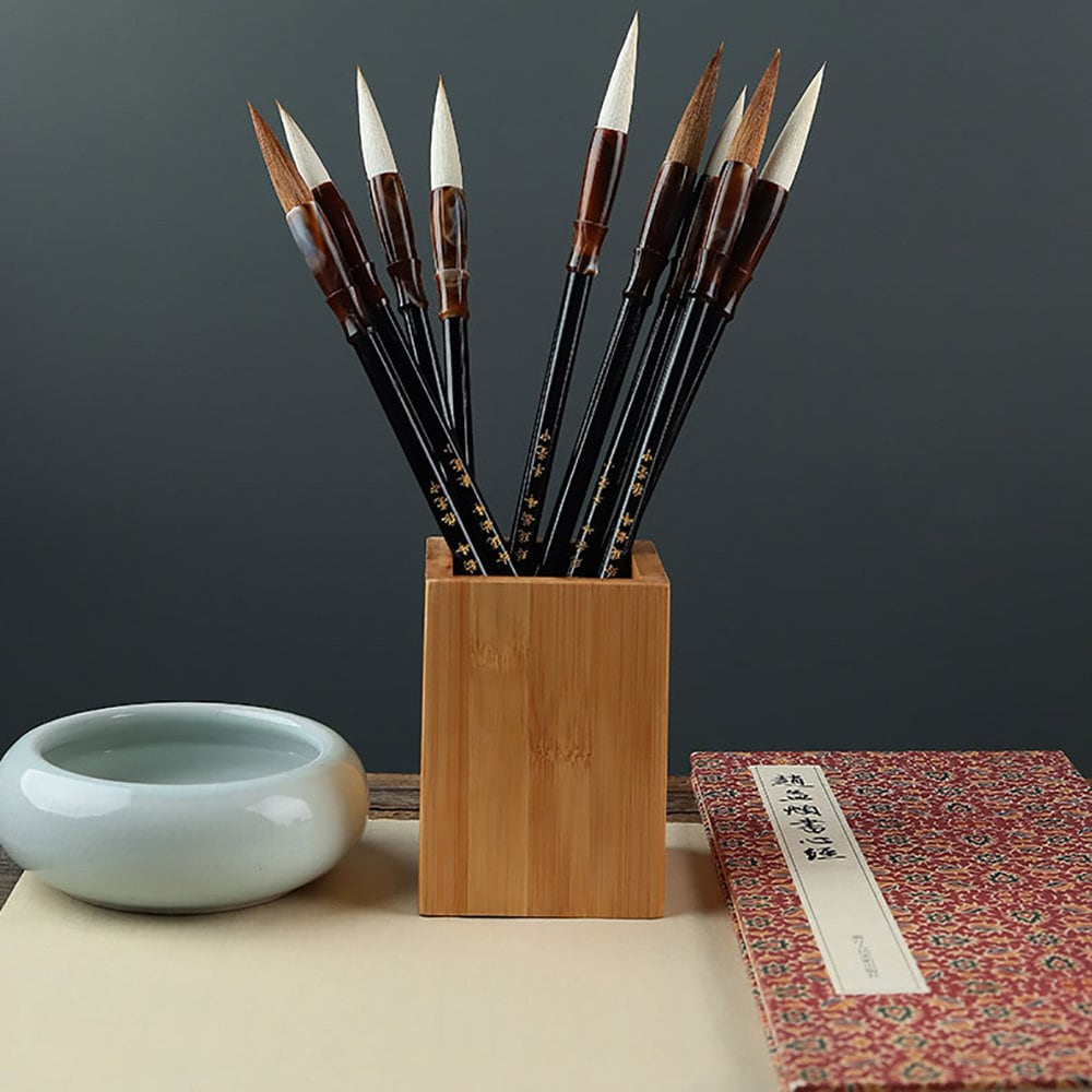 Writing Brush Chinese Calligraphy Brush Set Kanji Japanese Sumi Painting Drawing Brushes Set.（3pcs/set)