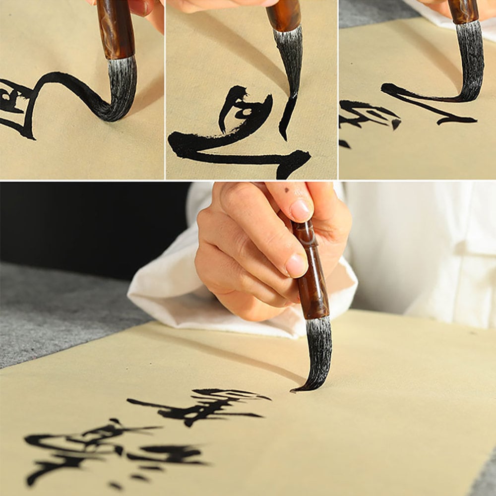 Writing Brush Chinese Calligraphy Brush Set Kanji Japanese Sumi Painting Drawing Brushes Set.（3pcs/set)