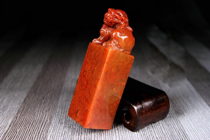 Chinese Shoushan Stone Seal, Personal Name Stamp,Custom Chinese Chop Free Chinese Name Translation Seal.