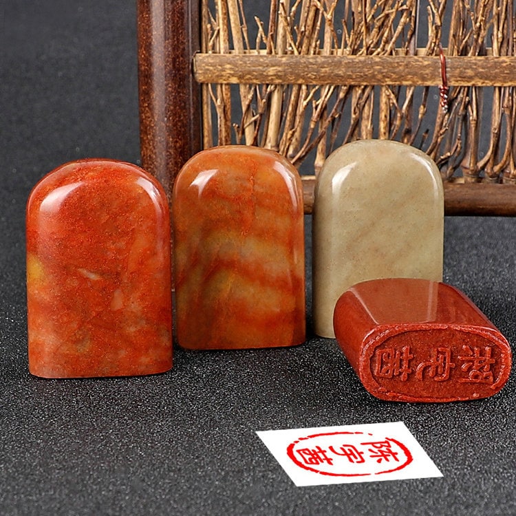 Chinese Shoushan Stone Seal, Personal Name Stamp,Custom Chinese Chop Free Chinese Name Translation Seal.