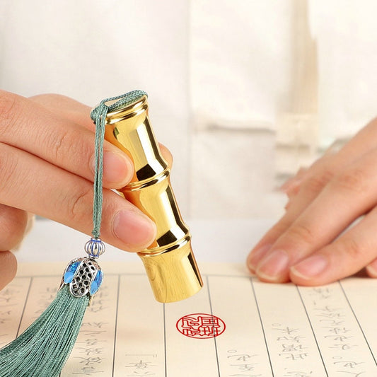 Chinese Customized Copper Name Stamp，Personal Calligraphy Chapter Stamps Portable Retro  Chop Decoration.