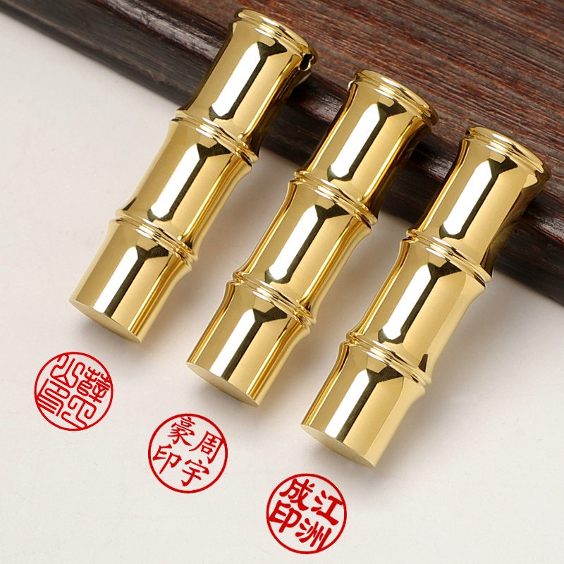 Chinese Customized Copper Name Stamp，Personal Calligraphy Chapter Stamps Portable Retro  Chop Decoration.