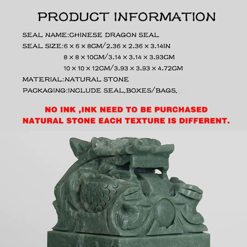 Customized Green Jade Seal, Personal Name Stamp,Custom Chinese Chop Free Chinese Name Translation Seal.