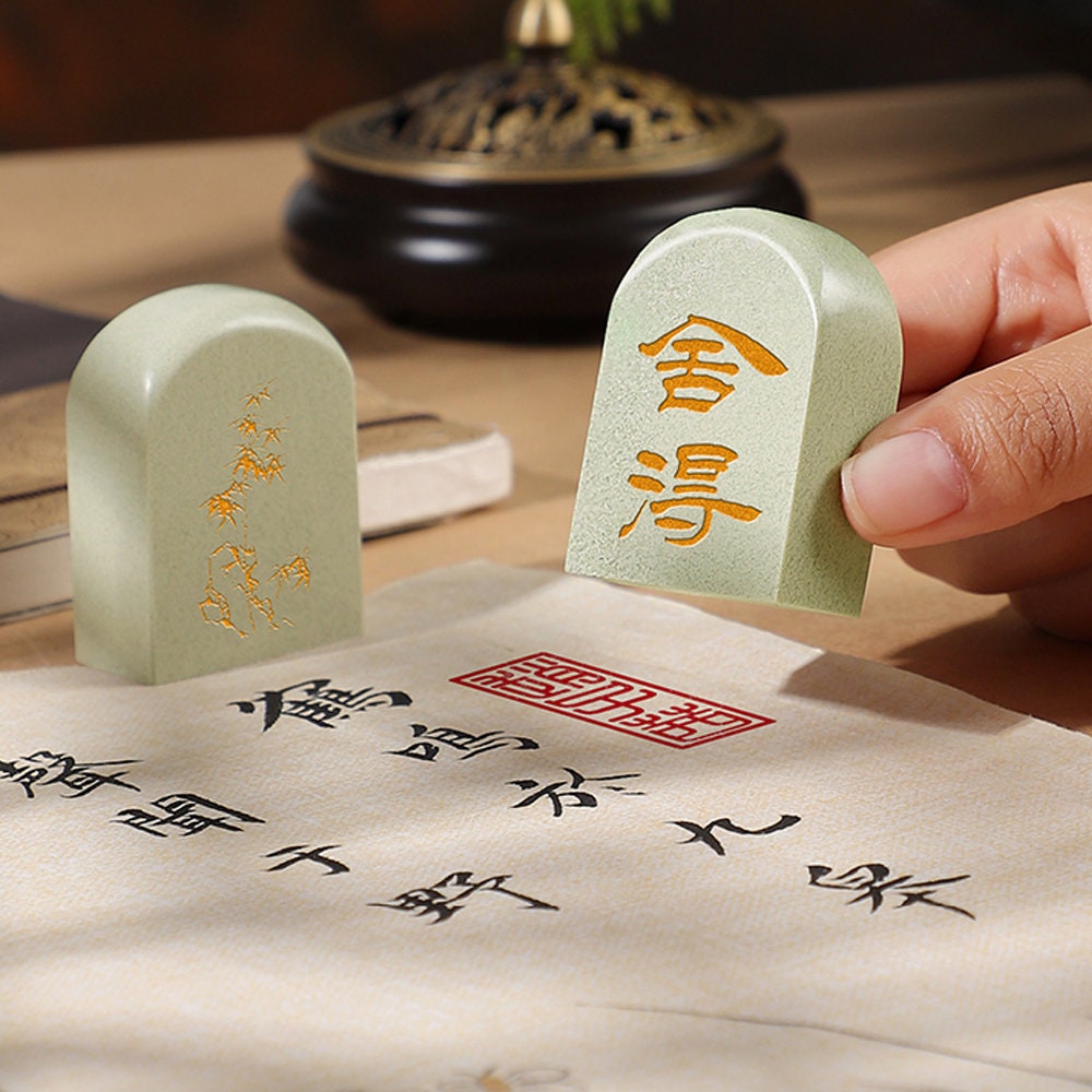 Customized Qingtian stone seals,Personal Name Stamp,Custom Chinese Chop Free Chinese Name Translation Seal.
