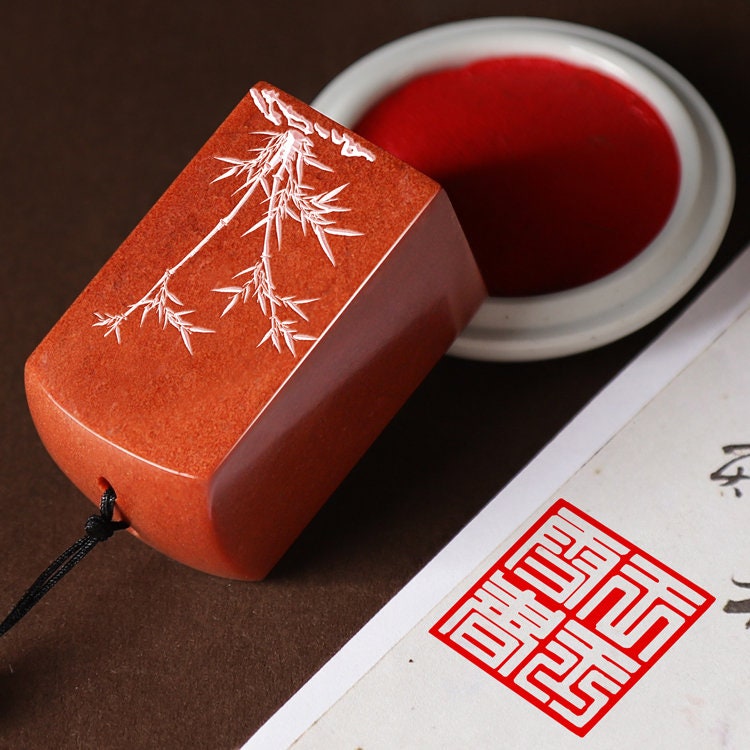 Customized Shoushan Stone Seals, Chinese Chops, Martial Arts Stamps.