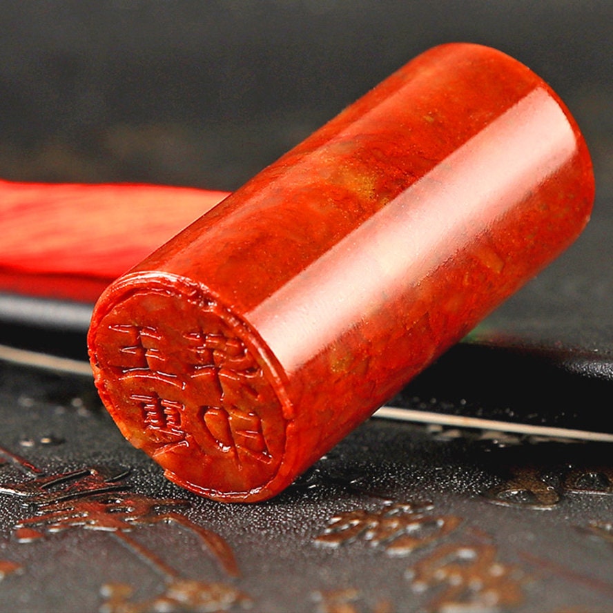 Chinese Seal Stone Office Name Stamp Seal Cuting Art Painting Supplies Shou Shan Stone Customized Seal