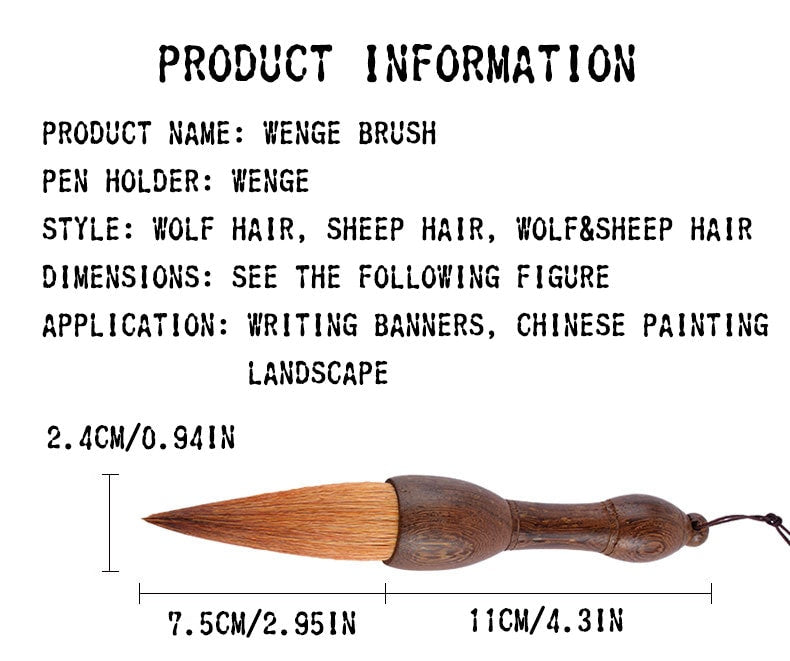 Large Chinese Calligraphy Watercolor Sumi Drawing Brush,Antithetical Couplet Writing Brush.