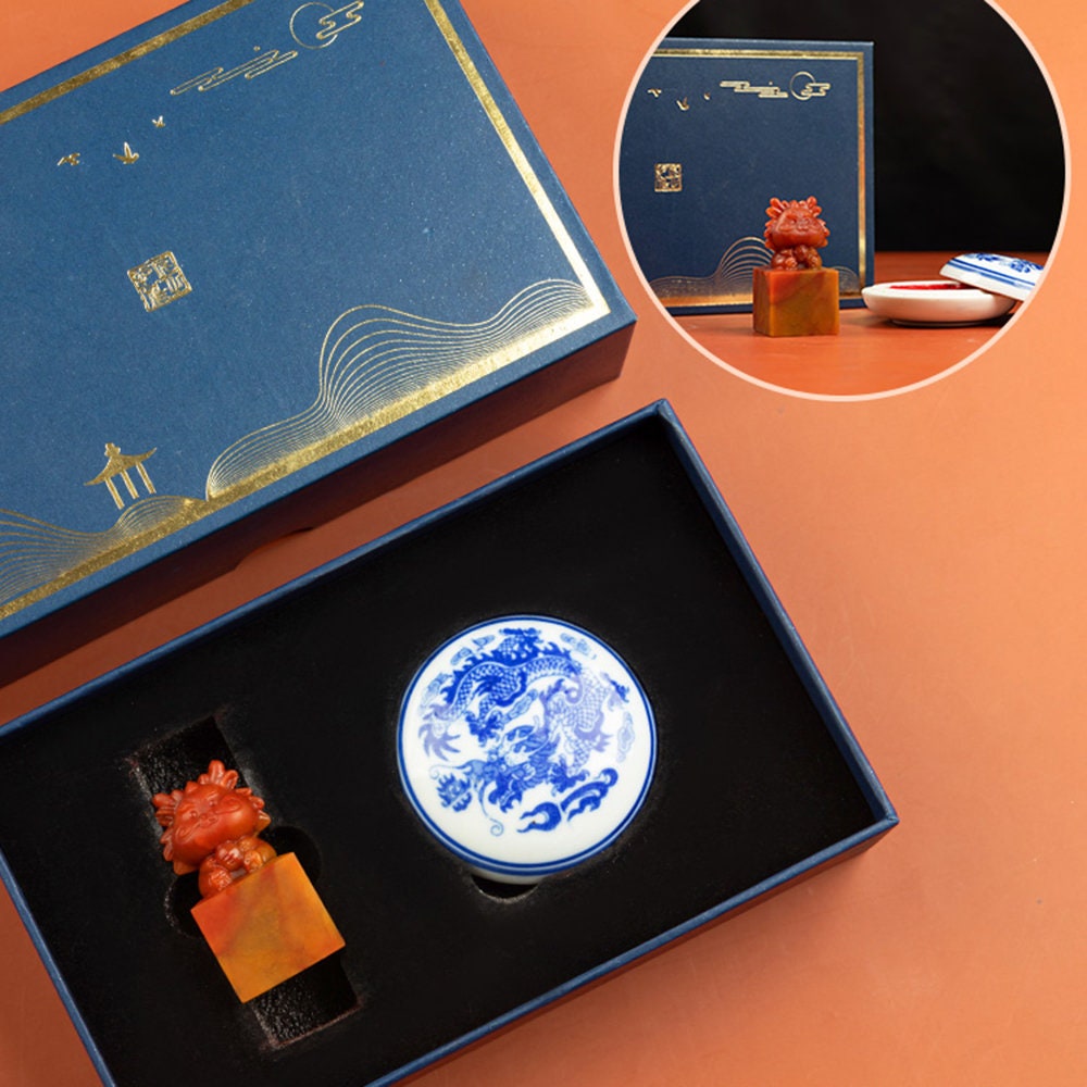 Shoushan Stone Dragon Seal,Personal Name Stamp,Custom Chinese Chop Free Chinese Name Translation Seal.