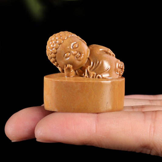 Sleeping Buddha Seal,Personal Name Stamp,Custom Chinese Chop Free Chinese Name Translation Seal.