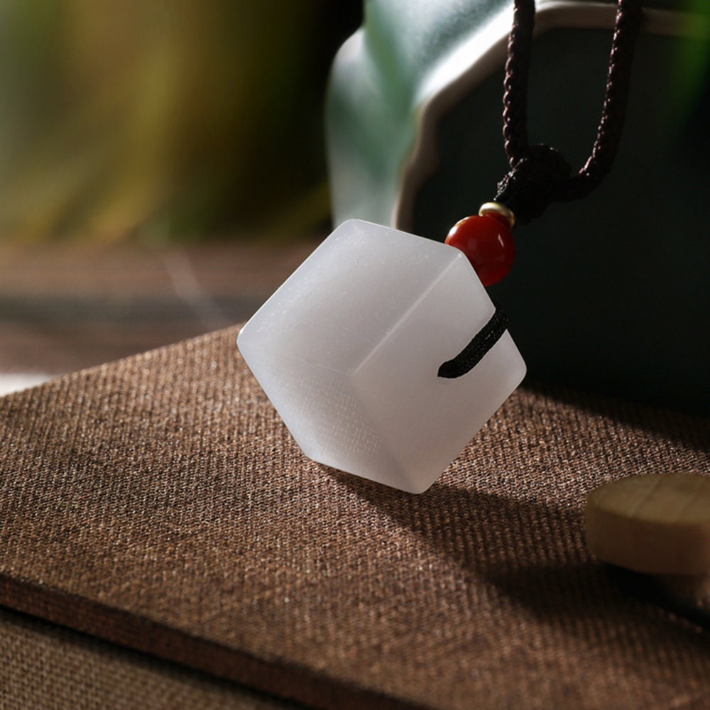 White Jade Stone Square Seal,Personal Name Stamp,Custom Chinese Chop Free Chinese Name Translation Seal.