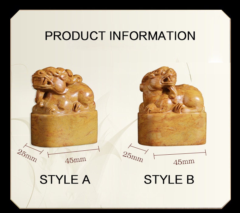 Chinese Shou shan PIXIU Seal, Personal Name Stamp,Custom Chinese Chop Free Chinese Name Translation Seal.