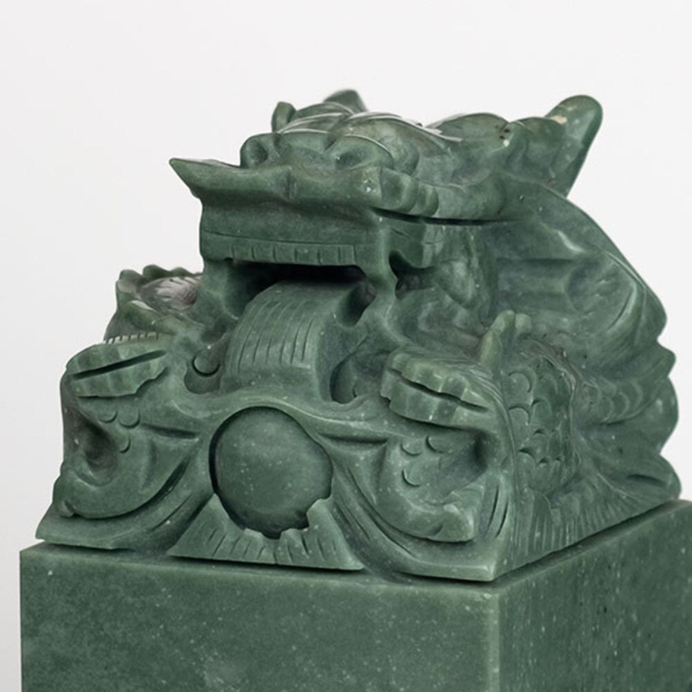 Customized Green Jade Seal, Personal Name Stamp,Custom Chinese Chop Free Chinese Name Translation Seal.